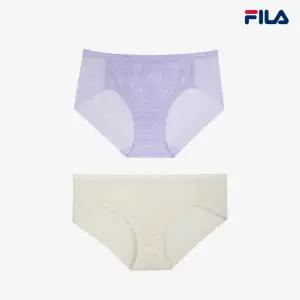 [휠라 언더웨어] 아웃핏 파스텔 레이스 여성드로즈 2종 택 (FI4DRG1449F_2SKU)