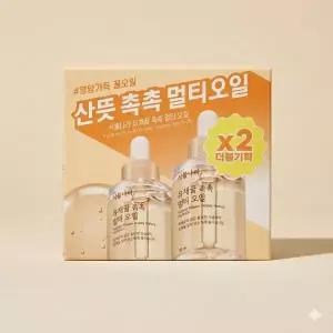 식물나라 유채꿀 촉촉 멀티오일 더블기획 30mL*2