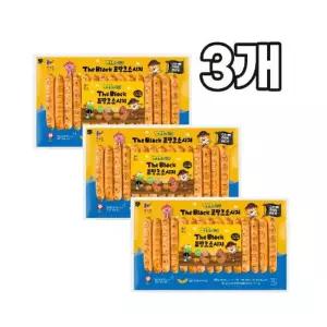 목우촌 4무첨가 뽀로로와친구들 더 블랙 프랑크소시지 320G x 3개 아이들간식/J