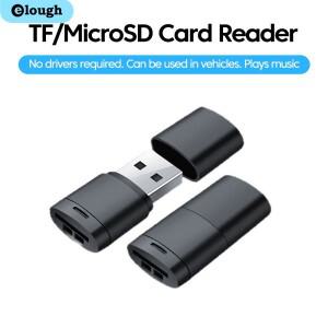 마이크로 SD 카드 리더기 2.0 USB 고속 어댑터(TF 슬롯 포함) 컴퓨터용 2TB 메모리 지원