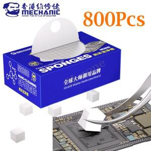 Mechanic NC800 나노 스폰지 청소 잔류 물 없음 전화 화면 PCB 마더 보드 후면 유리 카메라 솔더 플럭스 오