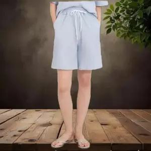 밴딩 여자플리츠팬츠 반바지 여성치마바지 플리츠 뽀