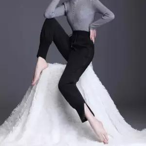 골프방한바지 여성 패딩 바지 골프웨어 밴딩 팬츠 2size/방한