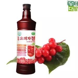 진한 광야식품 오미자청 원액 970ml
