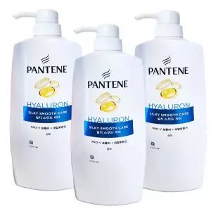 팬틴 실키 스무드케어 샴푸 750ml 3개