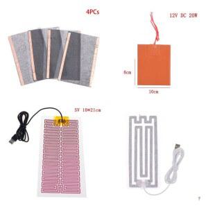 미니온열매트 겨울용 휴대용 온열 히터 패드 바디 골프용 마우스 마사지 USB 12V 건강 관리 신발