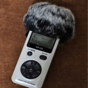 호환 Blue Mantis TASCAM DR05용 야외 인공 모피 머프 윈드 스크린 바람 소음 머플러 마이크 커버