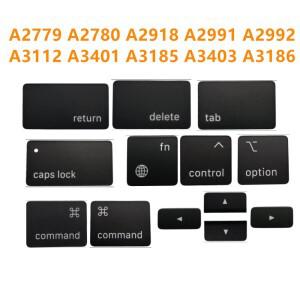 호환 A2918 A3112 맥북 프로 키캡 캡스락 컨트롤 딜리트 엔터 탭 커맨드 미국 레이아웃