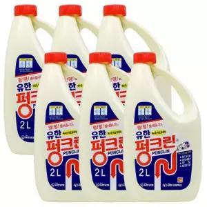 유한양행 펑크린 2L × 6개 (1박스) 배수구,변기세정/뚜러뻥