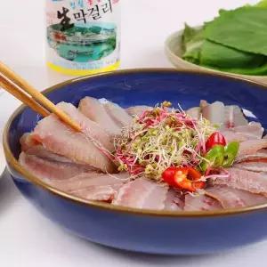 국산홍어 삭힌 목포 생 홍어 회 삼합 500g