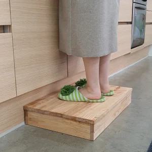 원목 발 받침대 600-중/키높이발판/디딤판/의자발받침/싱크대발거치대/대딤