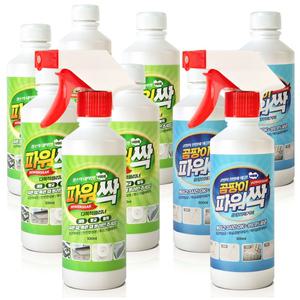 특/찌든때청소/주방/욕실/다목적클리너 곰팡이제거제 11종 파워싹/다목적/크리너/청소혁명/탱크샷/세트/매직크린/올인원/세제/주방/욕실/탈취/기름때/곰팡이/얼룩제거/샬균