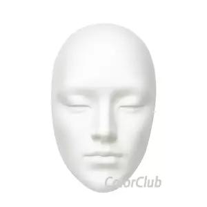 메이크업 분장 연습용 아트마스크 흰색 눈뜬 얼굴 페이스페인팅 연습 마네킹
