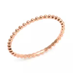 [비앤비골드] 18K 심플링 1.2mm 올밴드 볼볼반지 NPR28694