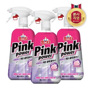 홈스타 핑크파워 샤워부스 찌든 물때 클리너 750 mL X 3개