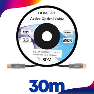 넥스트 NEXT 7030HAOC-8K HDMI v2.1 UHD 8K 48G eARC 21:9 이더넷 24K금도금 AOC 광케이블 30M