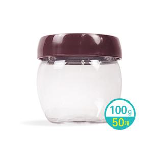PET 단지 항아리 플라스틱통 김치 고추장 저장병 (100gx50개)