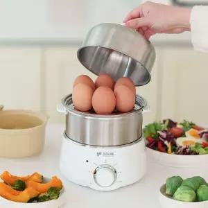 키친아트 에그쿠커 올스텐 계란찜기 2단 멀티쿠커 KSJ-SEB170