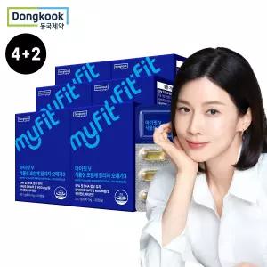 [4+2] 동국제약 마이핏 식물성 초임계 알티지 오메가3 총6박스 RTG EPA DHA 비타민D 비타민E 오메가