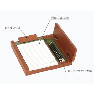 우드미 메모패드 필기구함 펜접시 데스크용품 세미나용품 JW116/JW077 A5