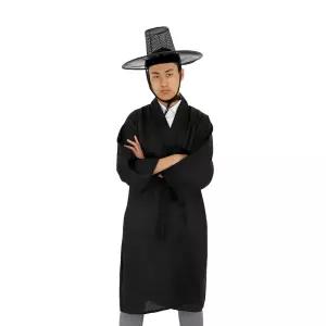 저승사자 의상 양반갓 세트 귀신공포 담력훈련 검은옷