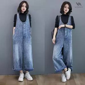 [비니브] 로리아 데님 점프수트