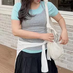 [제작/빅사이즈]이블렛 헤니덴 홀터넥 나시 제이스타일