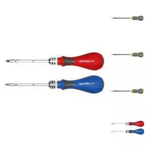 센툴 길이 조절 전공 양용 드라이버 ST-0502 5x100-200mm 1EA/가정용/공구/양면/다기능/도라이바/다용도/