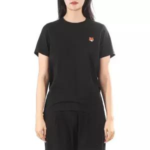 [메종키츠네] 여성 폭스헤드 반팔 티셔츠 (PW00113KJ7026 BLACK) 25FW