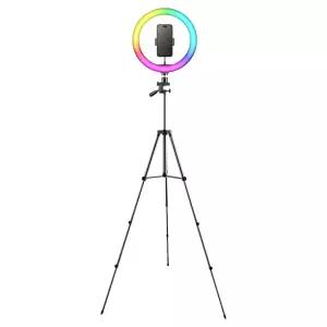 조이트론 RGB 링 라이트 조명 30cm + 휴대폰 홀더 삼각대 세트