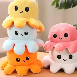 대왕 문어인형 반전 30cm 애착인형 귀여운 양면 열쇠고리