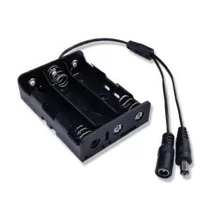 12V 충전 18650 배터리 홀더 3구 건전지 케이스 리튬이온 배터리팩 DC잭 B-12V
