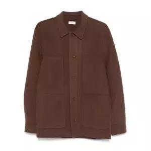 FURSAC 버튼 포켓 울 더블 브레스티드 코트 FHPOU00124 TP447483588