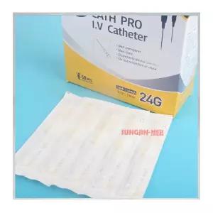 (메디퍼스트) 정맥카테타 (CATH PRO I.V Catheter) 50ea 24G x 19mm