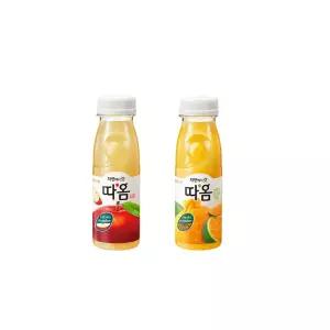 빙그레 따옴주스 235ml 10개(사과5+천혜향5) 냉장무배