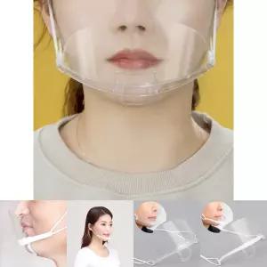 (10p세트 투명) 세이프 조리용 위생 마스크/다용도/비말/차단/요입마개/요리사/조리사/턱받침/식당요/쿠킹