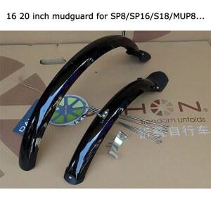 흙받이 SKS 자전거 머드가드 Dahon S18 D8 접이식 P8 진흙 제거 디스크 V 브레이크 윙 2 모델 액세서리 16 인치 20
