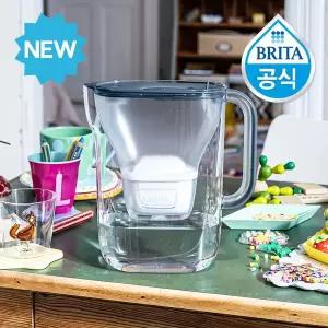[브리타]정수기 스타일에센셜 XL 3.6L 스톤블루 + 기본필터 1입