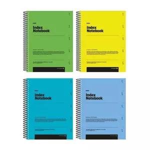 모닝글로리 항균 프리마 인덱스 스프링 노트/학교/필기/고급/유선/대학생/캠퍼스/줄노트/두꺼운/하드커버