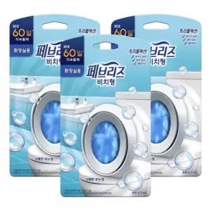 페브리즈 화장실용 비치형 상쾌한 비누향 6.3ml x 3개