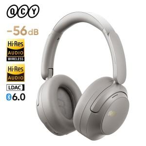 QCY H3S -56dB 어댑티브 ANC 오버이어 헤드폰 하이 레졸루션 LDAC 공간 음향 무선 이어폰 블루투스 6.0 듀