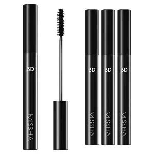 미샤 3D 마스카라 7g, 블랙, 4개