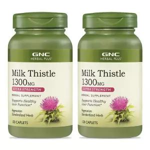 {백화점 상품} 1+1 GNC 밀크씨슬 1300mg 240정 지앤씨 허벌플러스 409455