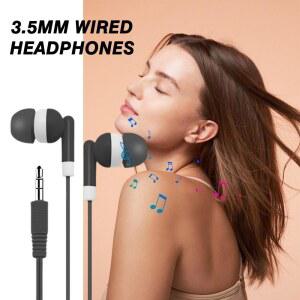3.5mm 유선 헤드폰 스포츠 이어 버드 (베이스 스테레오 이어폰 포함) 마이크가없는 Xiaomi 용 헤드셋 이어폰 B1G3