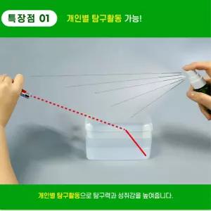 5학년 교과서실험 빛의성질 빛의굴절 레이저지시기 별매 실험용 2026교과개정 자기주도학습
