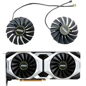 MSI GEFORCE RTX2080 2080TI SUPER VENTUS GP O 그래픽 카드용 새 87MM 4PIN PLA09215B12H PLD09210S12HH