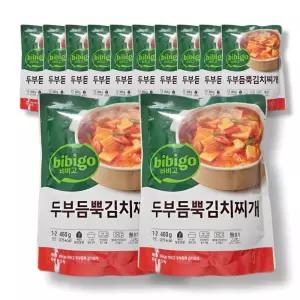CJ 비비고 두부듬뿍 김치찌개 460g 12개
