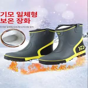 겨울 낚시 신발 민물 논슬립 그레이 38 선상장화 24cm 반장화 남녀공용 그레이 38 24cm