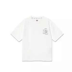 [LEE]키즈 아플리케자수 반팔티셔츠 화이트 LK2502ST12WH 745932