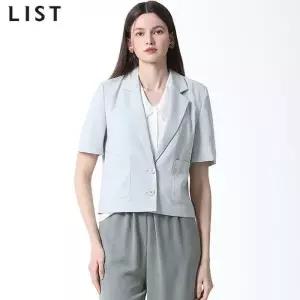[리스트][리스트(LIST)] 포켓 크롭 반팔 재킷 (택가격 216000원)